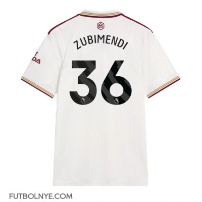 Camiseta Arsenal Martin Zubimendi #36 Tercera Equipación 2025-26 manga corta Camiseta Arsenal Martin Zubimendi #36 Tercera Equipación 2025-26 manga corta